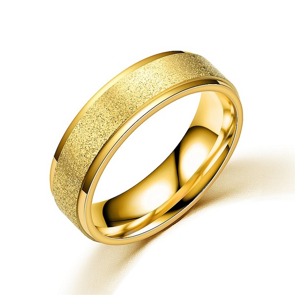 fashionable matte ring stainless steel