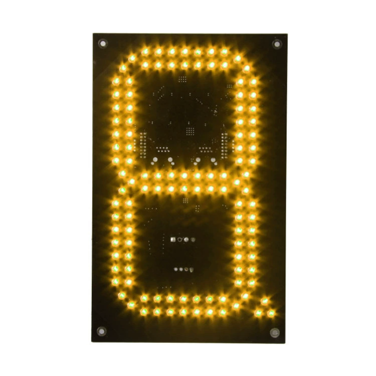 Производитель ценников Болгария 8-дюймовый желтый монохромный LED цифровой модуль