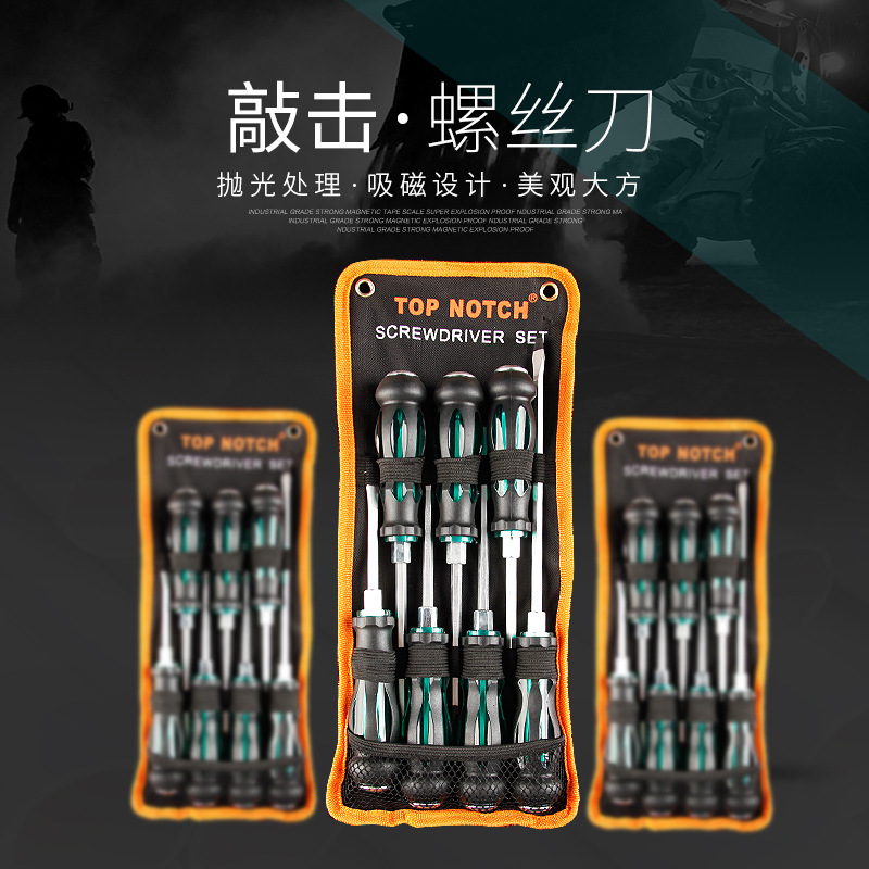 Jiutong destornillador de mango transparente destornillador de corazón a través de destornillador cruzado tocando el fabricante a prueba de aceite