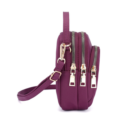 Fashionable lightweight crossbody backpack trendy women's handbag waterproof nylon bag large capacity versatile shoulder bag
