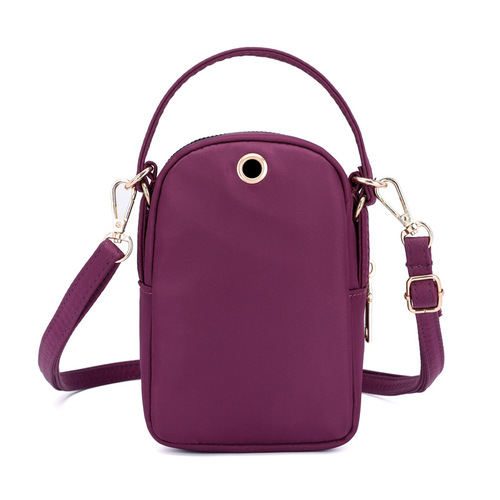 Fashionable lightweight crossbody backpack trendy women's handbag waterproof nylon bag large capacity versatile shoulder bag