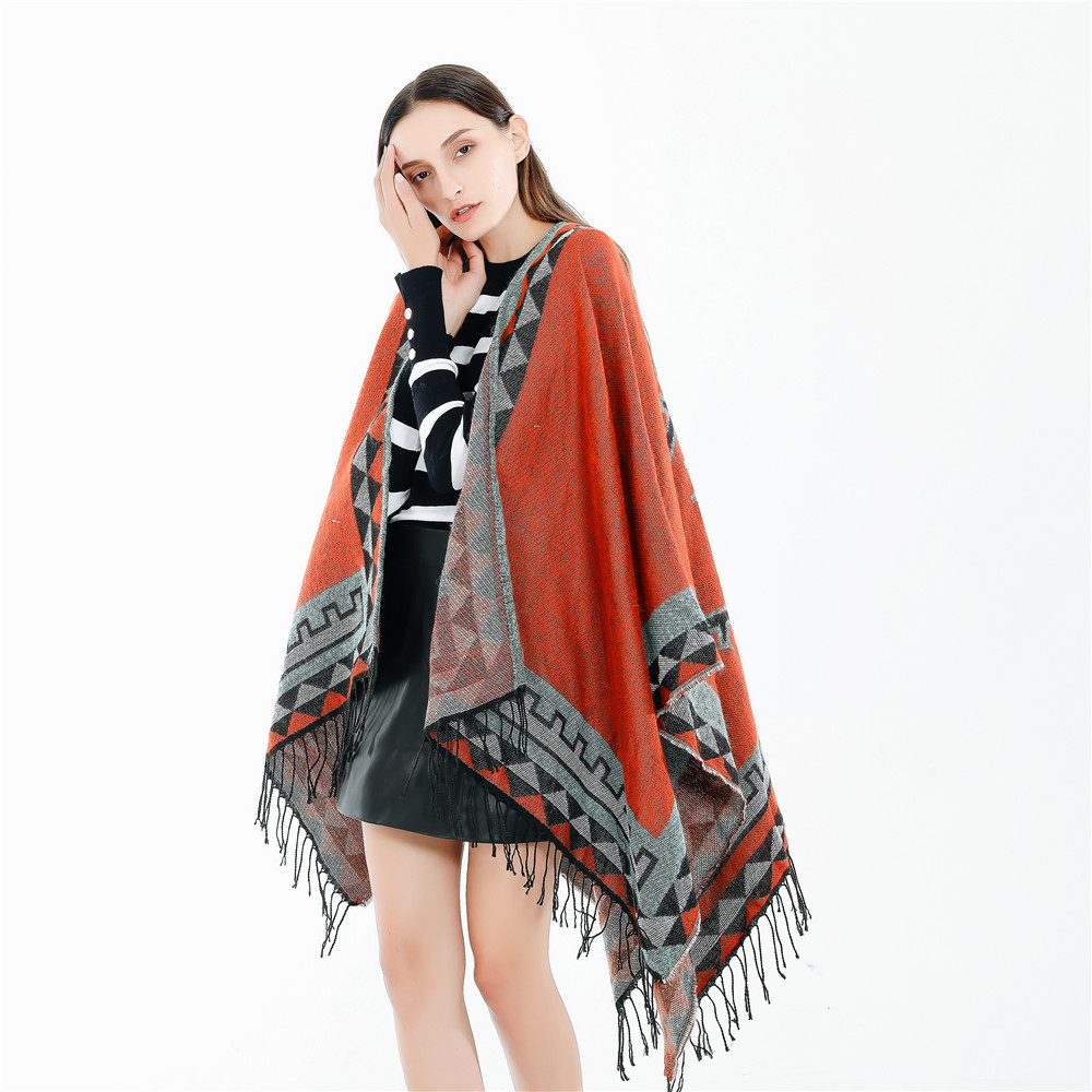 Bufanda de invierno 2024, nueva moda europea y americana, estilo urbano, muy vendida en el extranjero, de color sólido, imitación de cachemira, cálida.