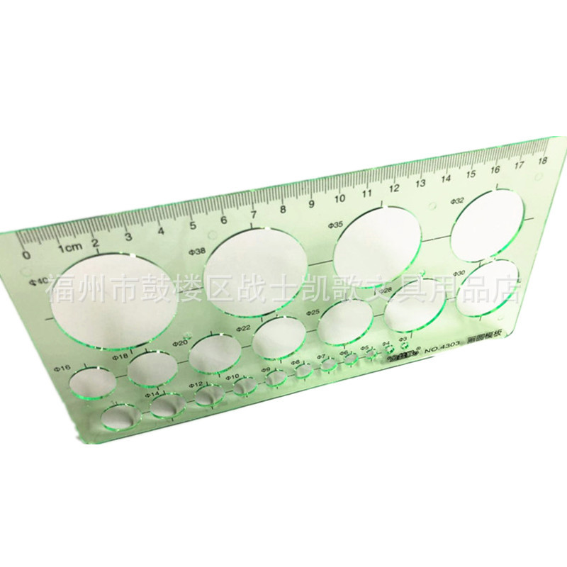 Regla redonda plantilla redonda 4303 pintura plantilla redonda regla