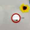 Small round plastic makeup mirror mini portable girl dressing round mirror personality creative portable mirror