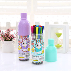 Wholesale variety of new children's washable watercolor pens creative floating bottle lucky bottle painting and drawing set