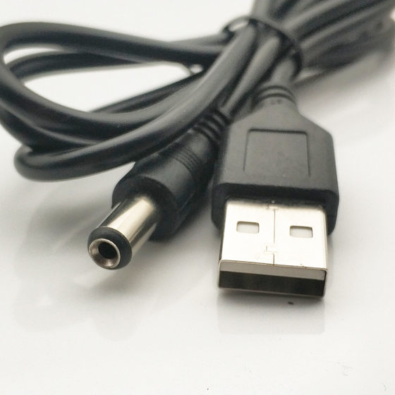 DC5.5 * 2.1 charging line GB copper 5.5mm round head usb to 5.5DC power cord dc5.5 charging line