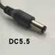 DC5.5 * 2.1 charging line GB copper 5.5mm round head usb to 5.5DC power cord dc5.5 charging line