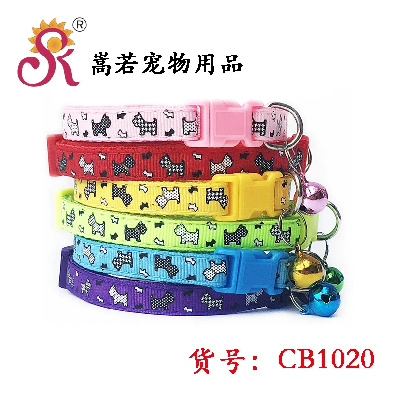 CB1020 Houndbird Pattern 1,0 Мягкий ошейник-колокольчик для собак и кошек Ошейник в наличии Заводской магазин в большом количестве