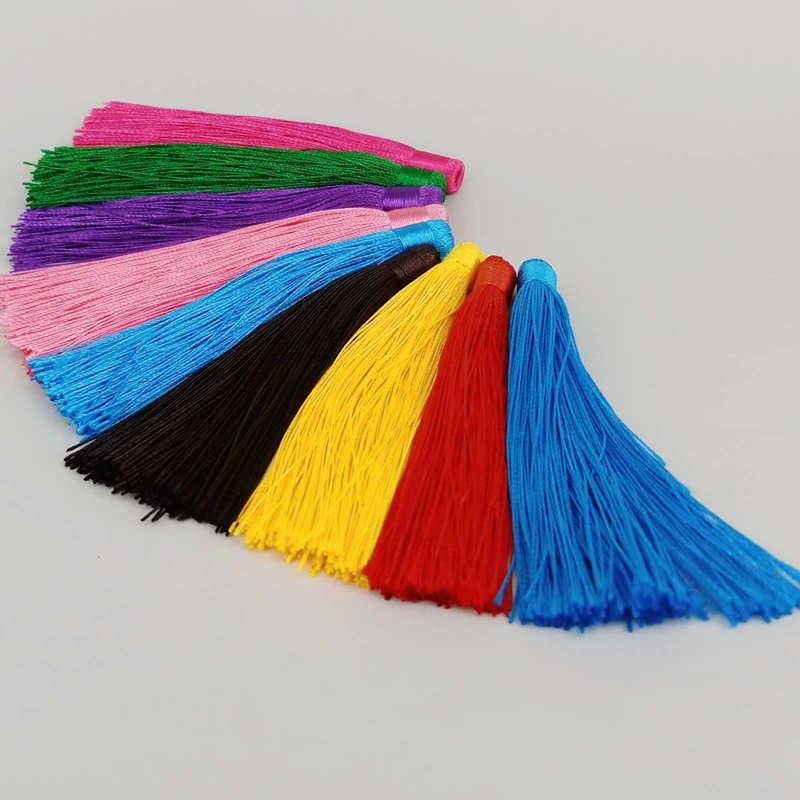 Кисточка длинный большой красный китайский узел ручной работы твердый меч ухо музыкальный инструмент Guzheng декоративные аксессуары оптом