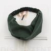 Knitted demi-season headband, hair accessory, Korean style, wholesale