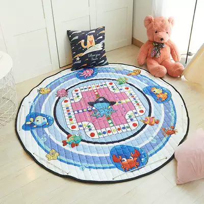 Avtomobil döşəmə paspasları — Storage Bag Machine Washable - ocean-flying-chess-diameter-145cm