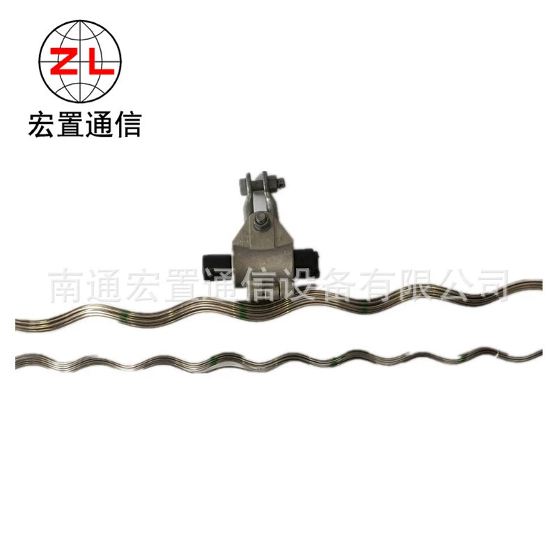 Фиксированный предварительно витой проволочный зажим OPGW оптический кабель линейный алюминиевый стальной линейный подвесной зажим с подвесным кольцом