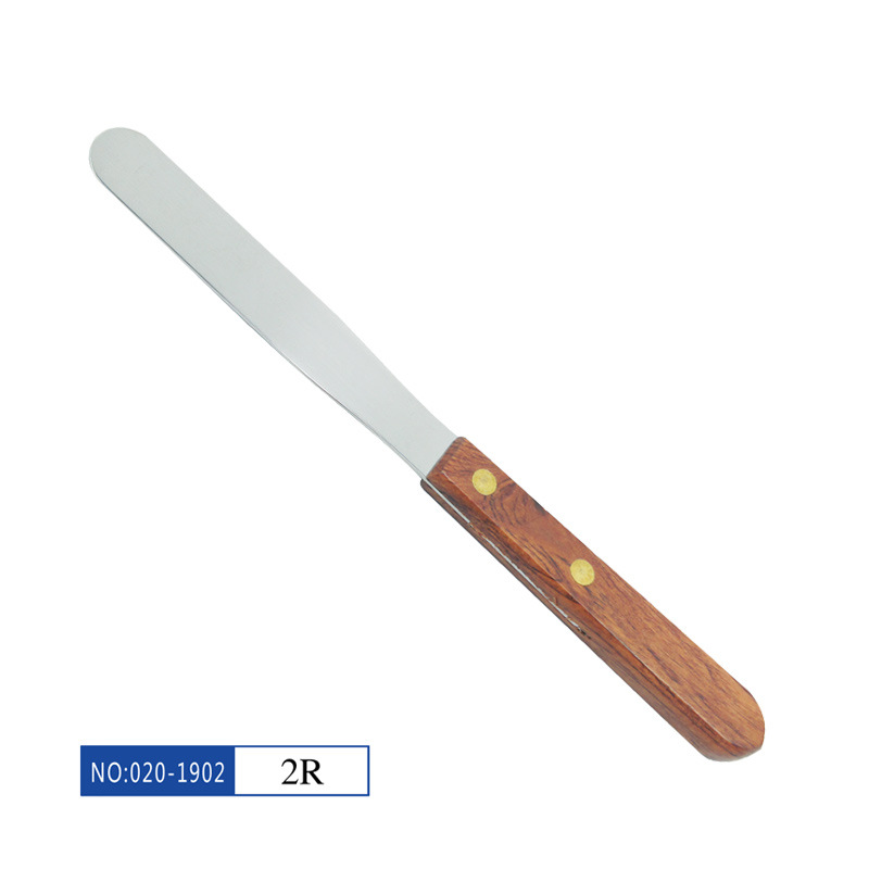Espátula para Mezcla de Yeso Dental con Mango de Madera Semimanual para Laboratorio Dental image 3