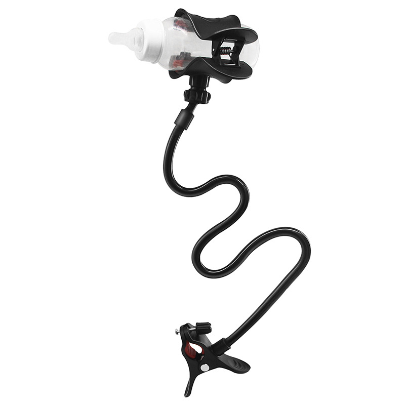 Bebé leche para beber artefacto soporte de alimentación automática clip de biberón cochecito recién nacido lactancia soporte estable