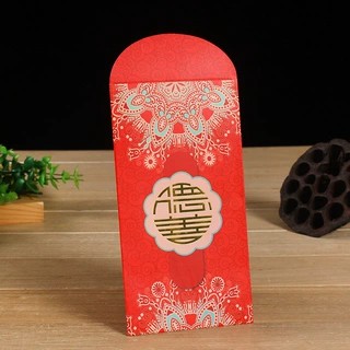 厂家直供印刷加烫金利是封婚庆随礼红包婚庆用品批发喜庆红包烫金