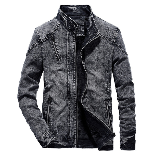 demi-season trend retro denim jacket