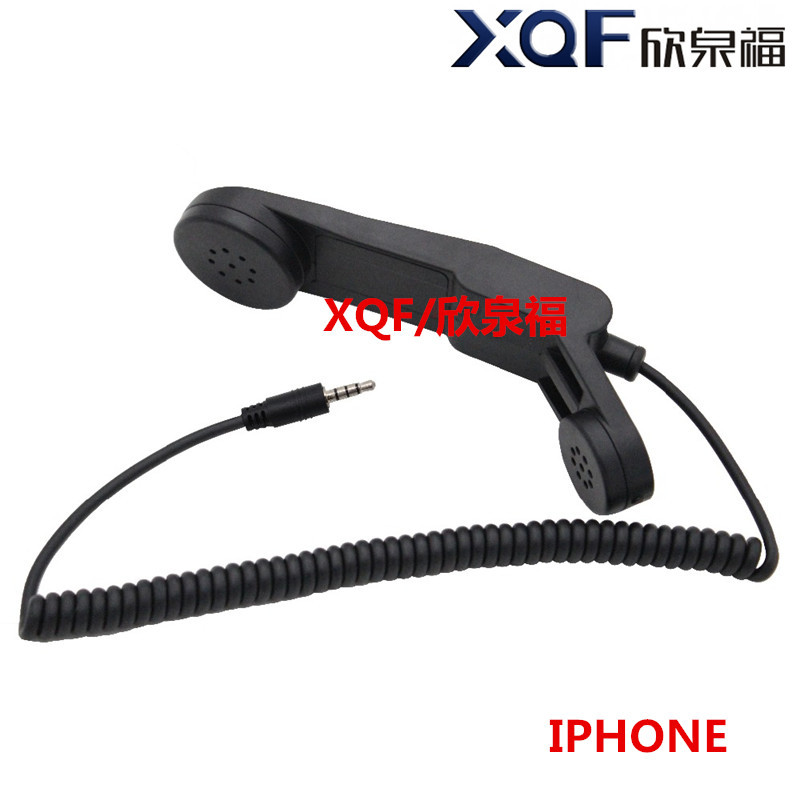 适配元素H-250手机版PTT电话手柄 支持3.5手机手握手柄电话手咪