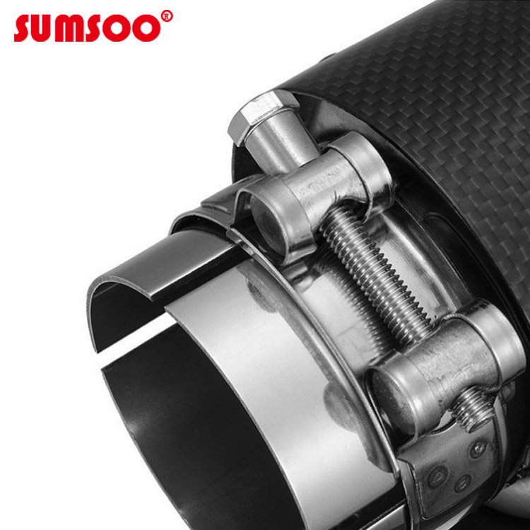 Suministro Directo de fábrica Orden 101 calibre Scorpio AK modificado Universal fibra de carbono cola de garganta brillante cara mate cola de coche garganta