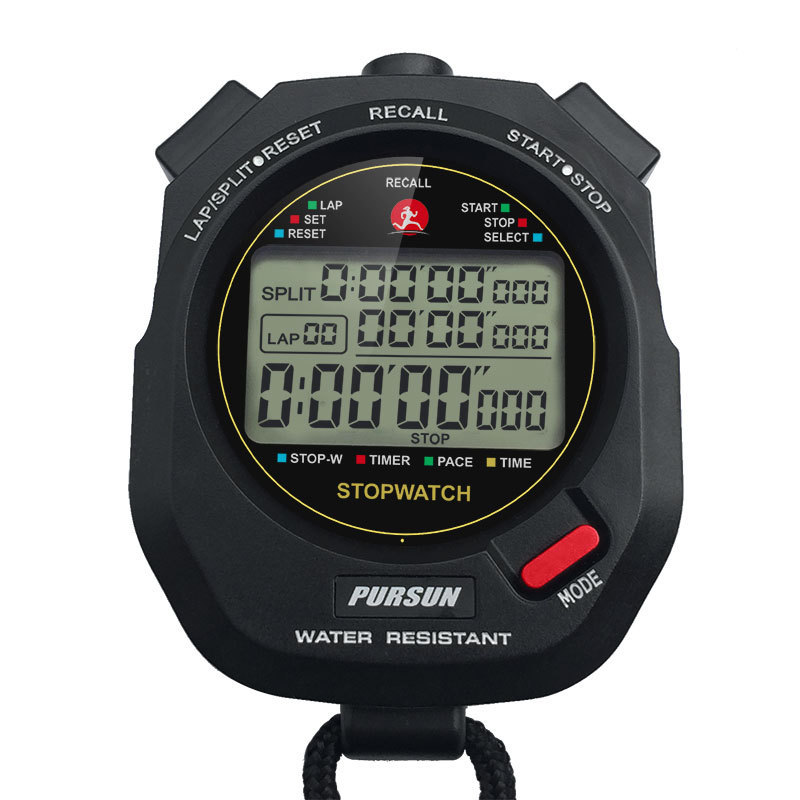 Day-chasing referee digital stopwatch timing sports electronic competition stopwatch PS1006 Sports Timer