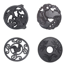 铸铁壶垫玻璃壶铜壶银壶茶锅隔热壶托茶道零配茶具复古壶承批发