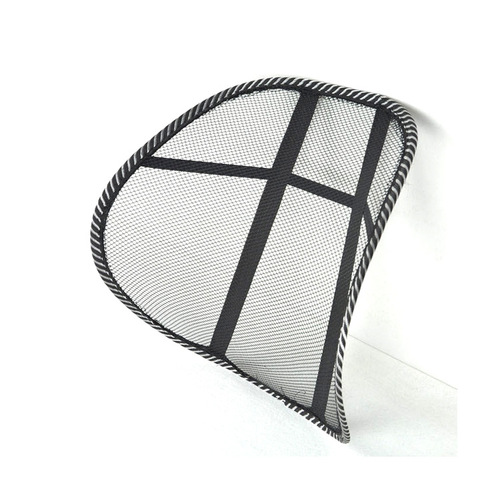 Empty mesh lumbar support Car lumbar support Black mesh ice silk breathable car ice silk cushion 38*40CM supply