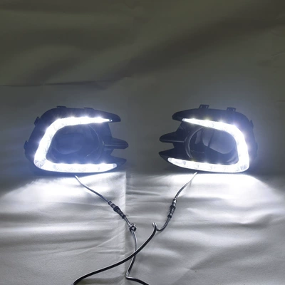 Suitable for Mitsubishi Pajero LED daytime running lights Jinchang L200 special daytime running lights fog lights (Gündüz işıqları)