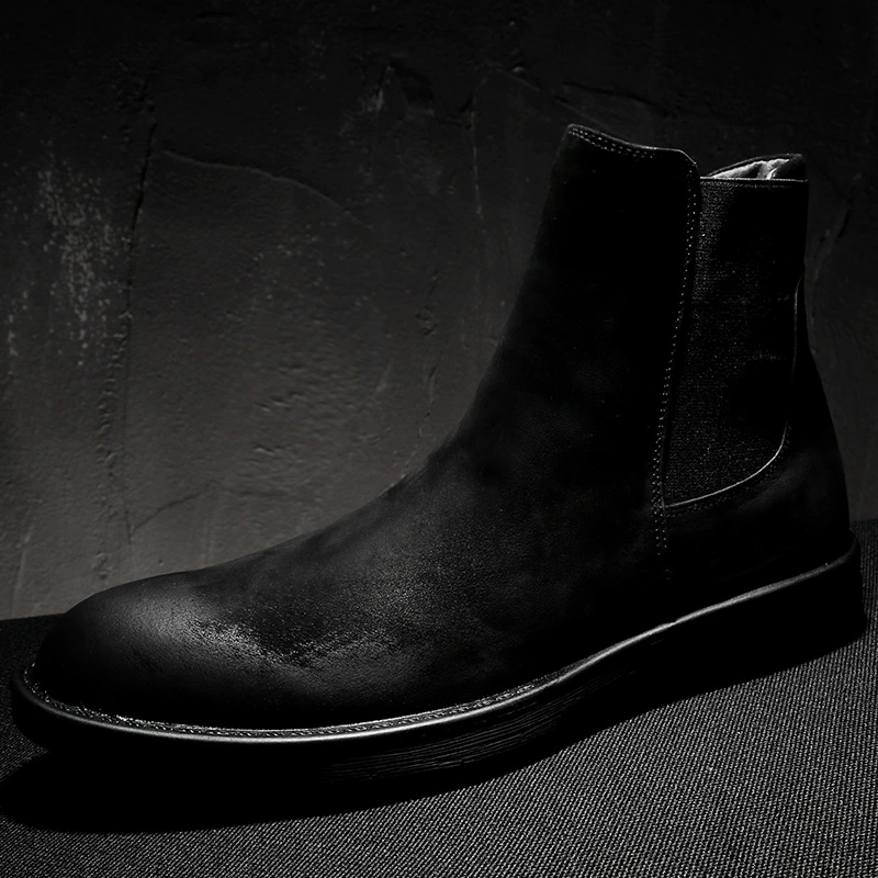 Прямые поставки с фабрики мужские сапоги модные высокие модные ретро ботинки Martin британские повседневные короткие сапоги ботинки челси оптом
