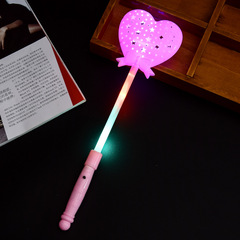 發光鏤空愛心棒閃光仙女魔術棒子演唱會氣氛玩具地攤熱賣貨源批發