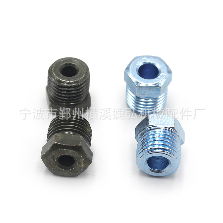 厂家六角空心连接螺丝螺母M9 加工非标异型螺母 可加工