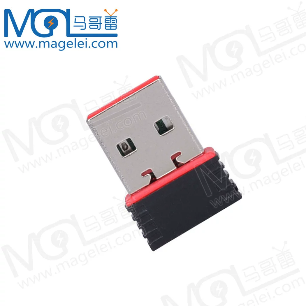 Беспроводная сетевая карта USB, мини-адаптер Wi-Fi, сетевой модуль 150М, красная окантовка