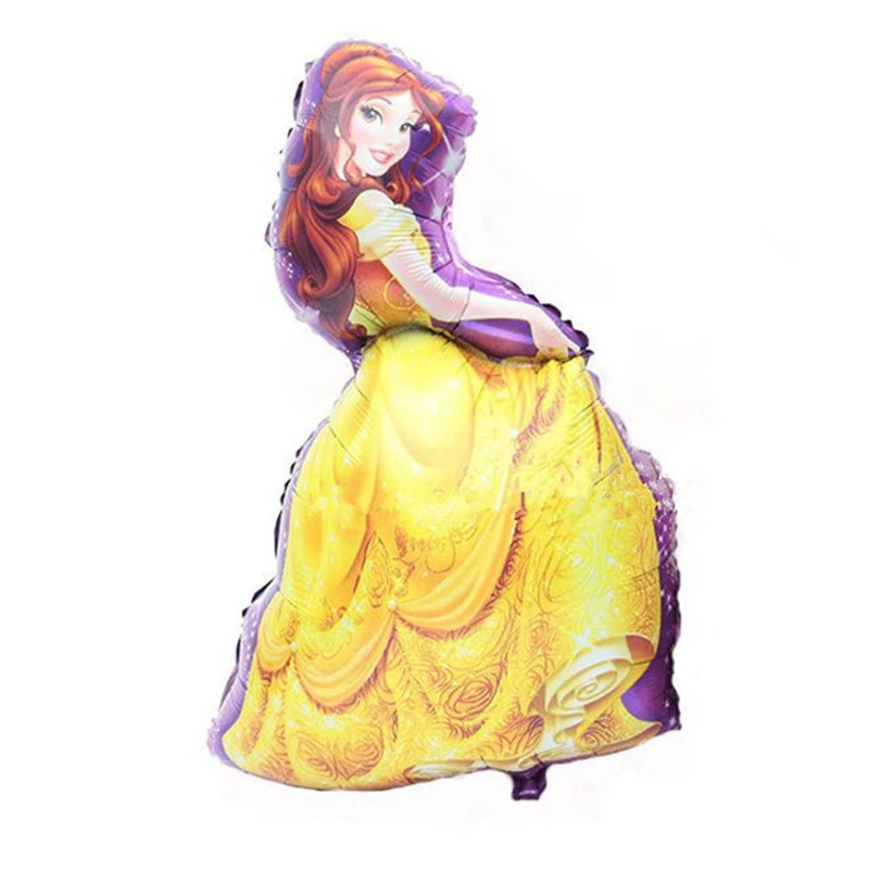 Пластик-воздушный шар Princess Cartoon Balloon, фольга/алюминиевая плёнка, размер 18, украшение для вечеринки (надувной)