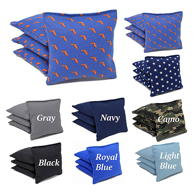 Spot color sólido 10cm cuadrado sacos de arena para niños juego de sacos de arena de entrenamiento sensorial sin relleno bolsa de frijoles mágicos