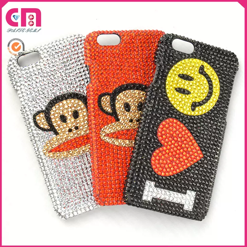 水钻贴手机保护套冰通用墩墩手机壳贴钻Kity猫电脑镶钻笔记本加工