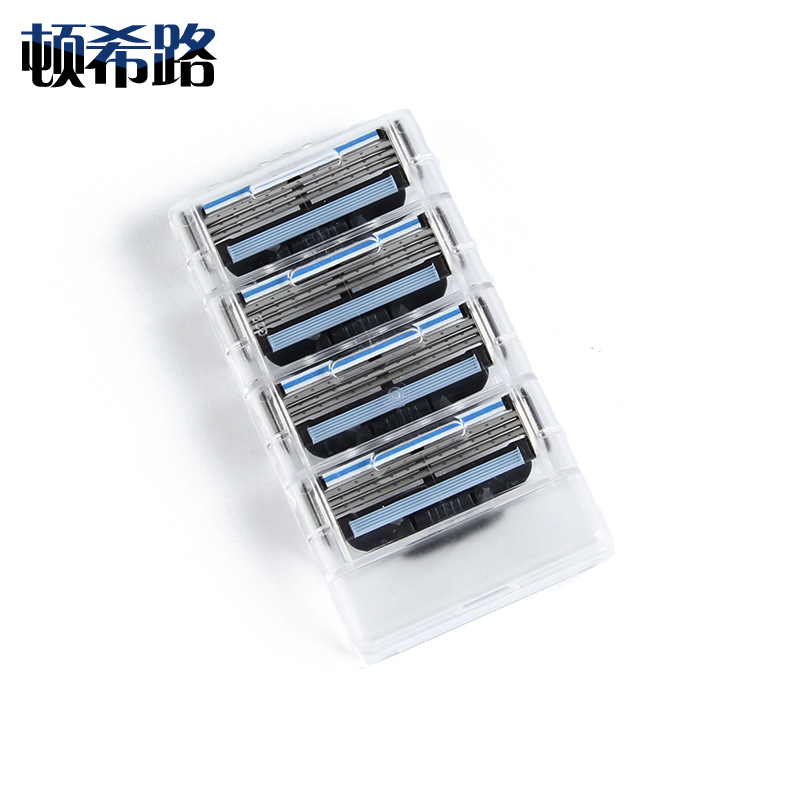 男士手动剃须刀刀片 美安三层刀头 一次性剃须刀刀片刀架