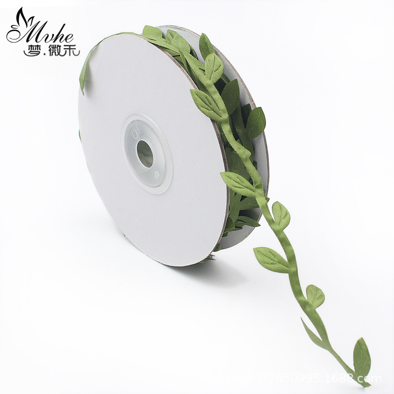 Simulación ultrasónica hojas de oro y plata de colores de la hoja de sauce iluminación Garland accesorios decorativos de tela flor Vid 10 m Paquete de rollo