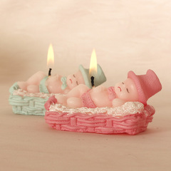 Wo Cheng's Carefully Selected Craft Candles Wholesale: Baby Angel, Baby Bottle, Sleeping Infant, Cake Ornaments for Birthday Party Decorations