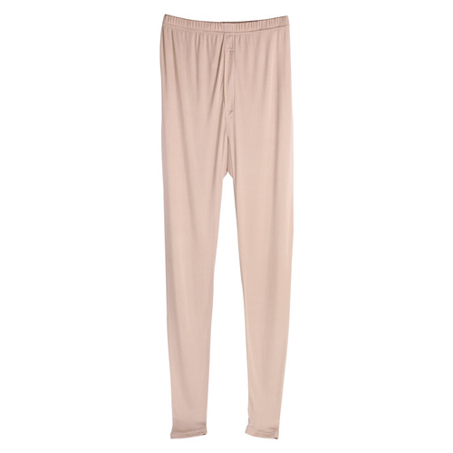 Autumn new men's silk knitted warm trousers mulberry silk comfortable thin leggings underpants slim autumn trousers