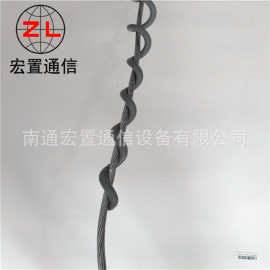 海门供应ADSS防振鞭金具 螺旋减振器图片价格 防振鞭型号