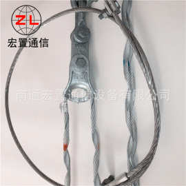 海口绝缘预绞式耐张串图片 ADSS光缆内外铝包钢丝耐张线夹报价