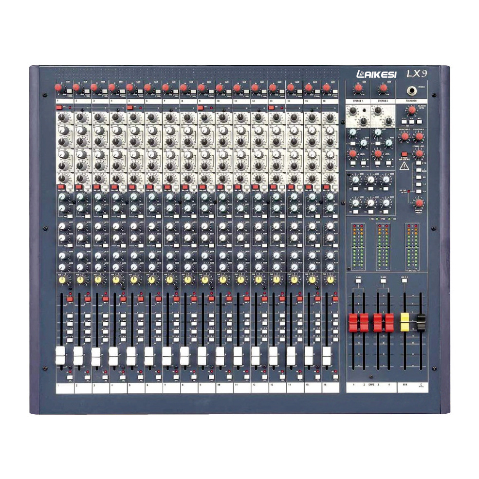 调音台LX9-16路24路32路中小型舞台婚庆演出会议酒吧mixer混音器