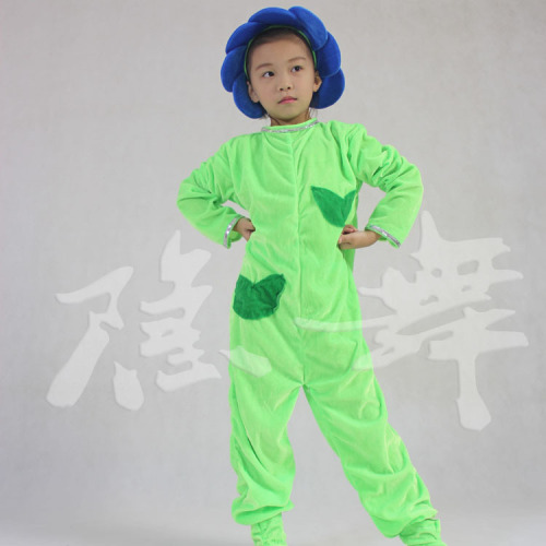 Adult and child parent-child game stage annual party performance plant shape dance headband flower and sunflower costume