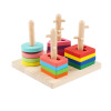 Rotating wooden constructor for kindergarten, smart toy for elementary school students, early education, wholesale