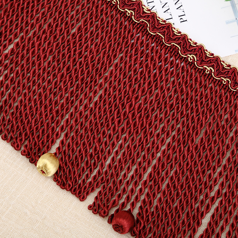 益中厂家直销供应专业大批量供应优质窗帘流苏花边量大优惠来样品