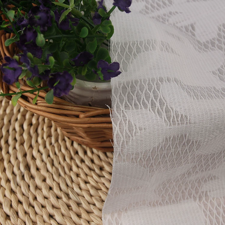 Прямые поставки с фабрики жаккардовый цветок хлопок вышивка базовая ткань Весенняя и летняя одежда ткань в наличии оптом