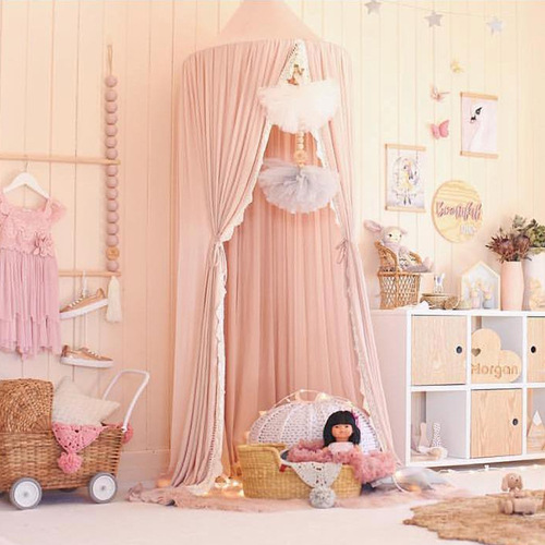 Chiffon Lace Nordic Style INS 23 New Children's Tent Simple Hot Selling Baby Mosquito Net Home Decoration