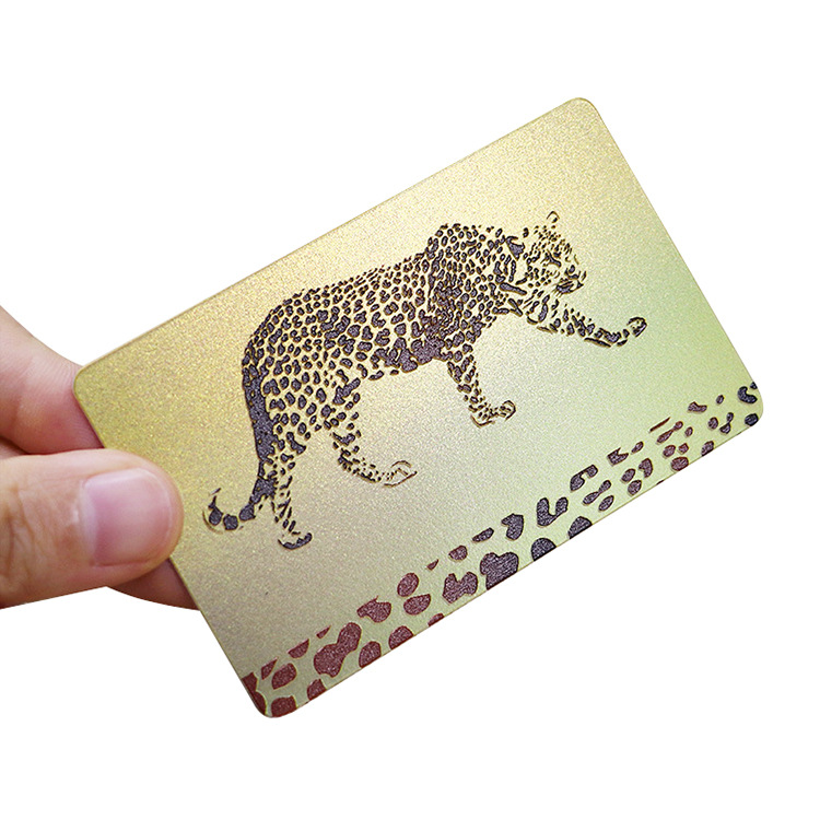 供应高镭射|拉丝|贴立体金属标|打印UV浮雕效果的高档外贸PVC卡