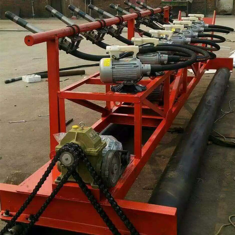 带振动棒的摊铺机 排式振捣机 摊铺排阵一体机腾宇机械厂家