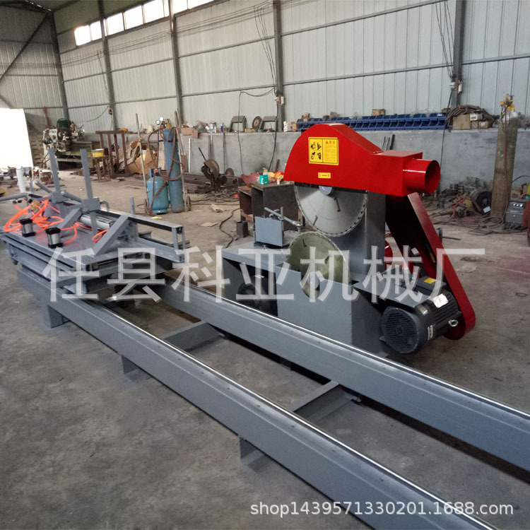 全自动圆木推台锯开料锯原木开板木材推台锯厂家木工原木推台锯