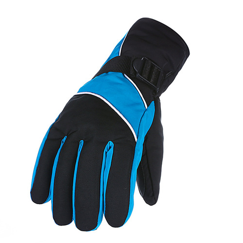 Outdoor warm gloves, winter cycling sports ski gloves, windproof and waterproof color matching new motorcycle gloves