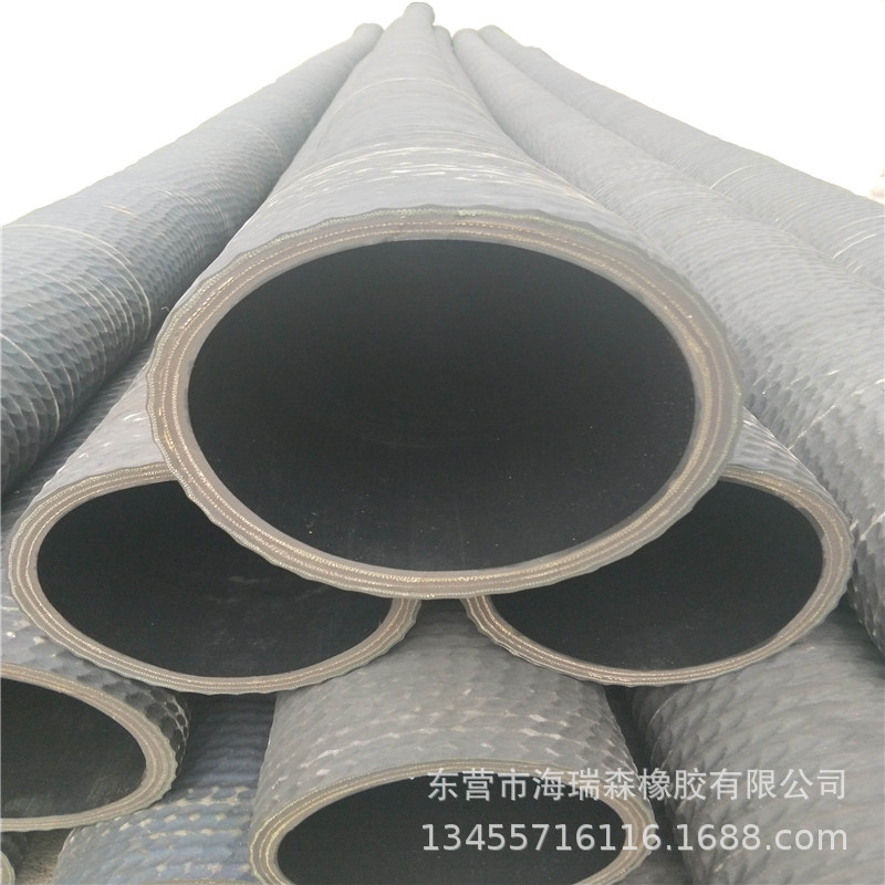 厂家生产 DN159mm 6寸耐磨橡胶钢丝管 挖沙砂船用抽砂钢丝橡胶管